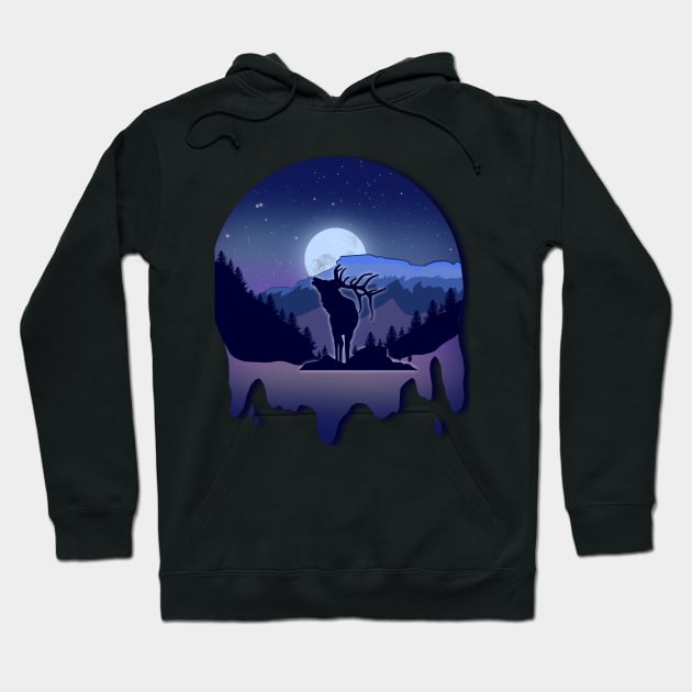 Colorado night Hoodie by theroseandraven